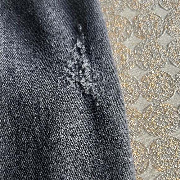 NWOT RETROFETE Black Button-Front Denim Skirt Size XS - Picture 6 of 9